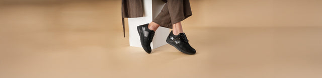 Caino Scarpe Donna con Plantare Morbido schwarz