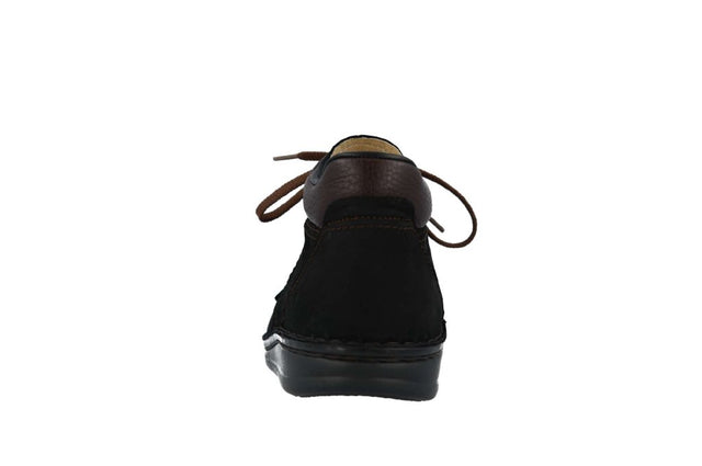 Linz schwarz/braun, Nubuk/Leder