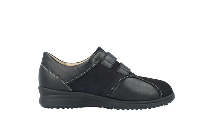 Lüttich schwarz, Nubuk/Stretch/NappaSeda