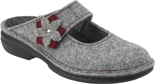 Arlberg lightgrey/cassis, Wollfilz