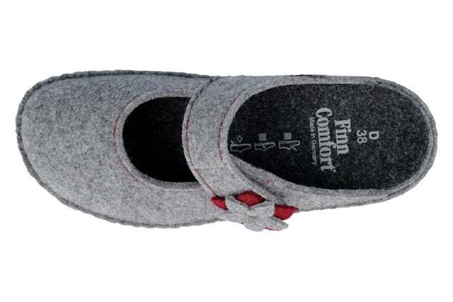 Arlberg lightgrey/cassis, Wollfilz