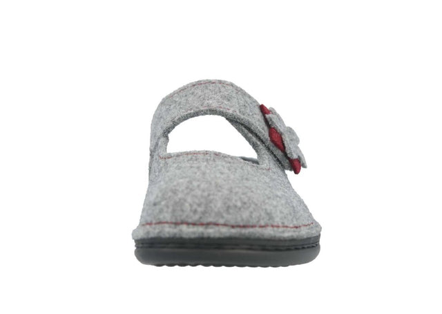 Arlberg lightgrey/cassis, Wollfilz