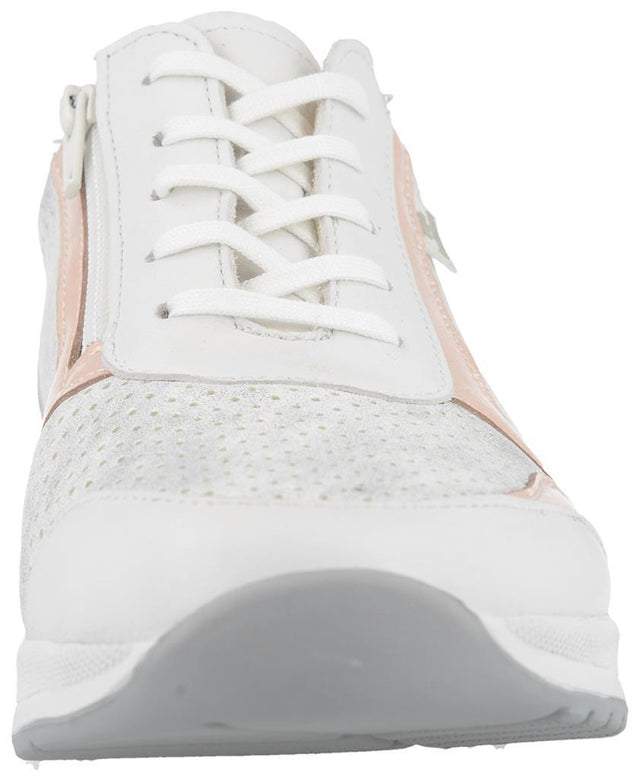 Mori weiss/bianco/rose, Nappa/StretchPaloma/K'lack