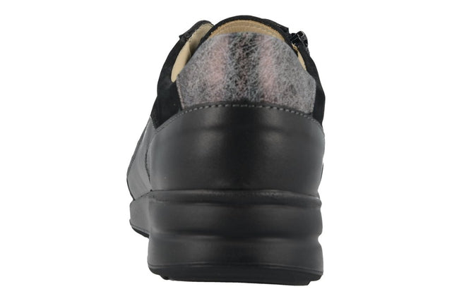 Prato schwarz/platin, NappaSeda/Nubuk/Maglia