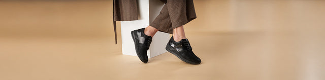 Caino Scarpe Donna con Plantare Morbido schwarz