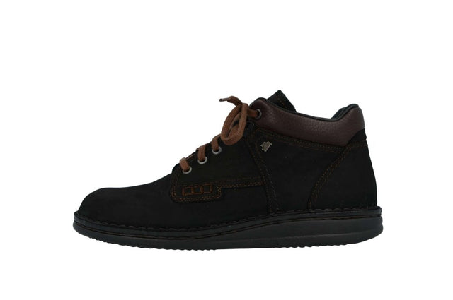 Linz schwarz/braun, Nubuk/Leder