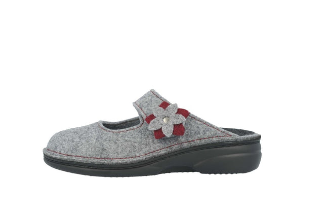 Arlberg lightgrey/cassis, Wollfilz